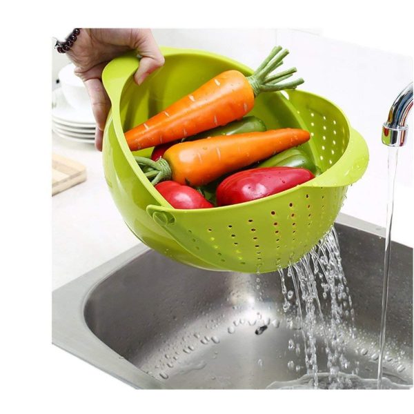 Foldable Silicone Kitchen Drainer Strainer Basket