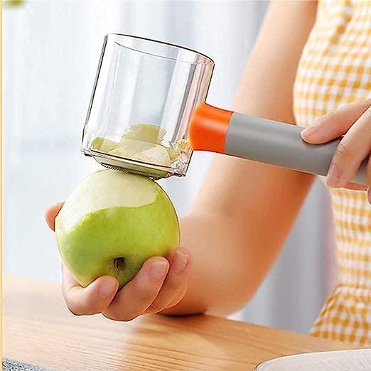 Storage Peeler with Trash Can, Hand Peeler for Fruit and Vegetables