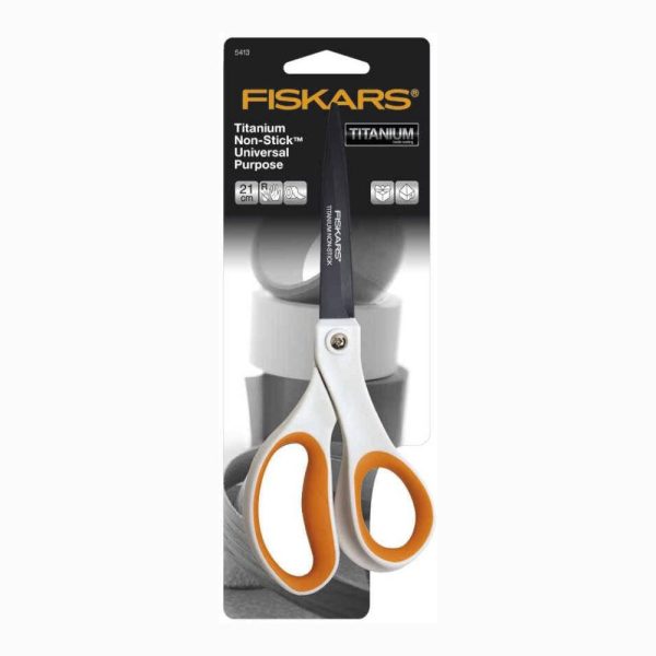 Fiskars Titanium Non-Stick Universal Purpose Scissors 21cm